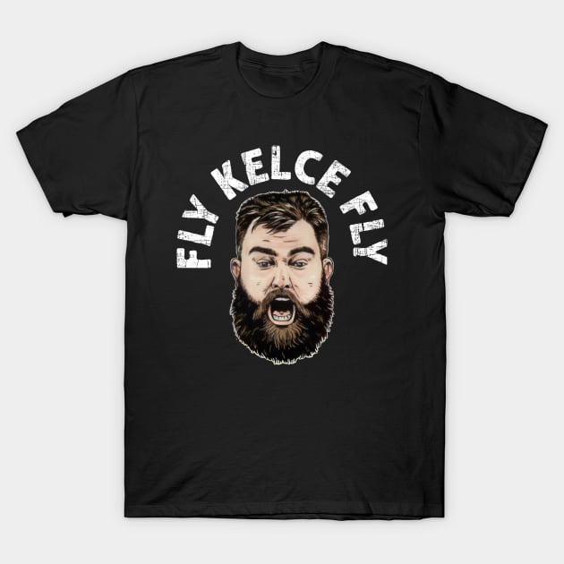 Fly Kelce Fly T-Shirt by lockard dots